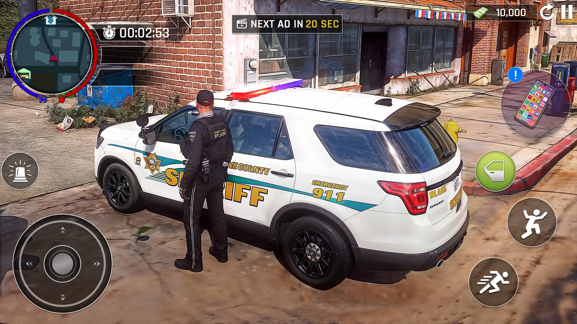 US Police Car Chase Driving 3D Screenshot1