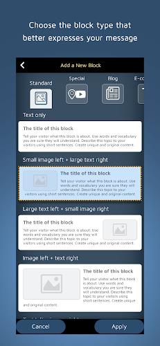 Website Builder for Android Screenshot7