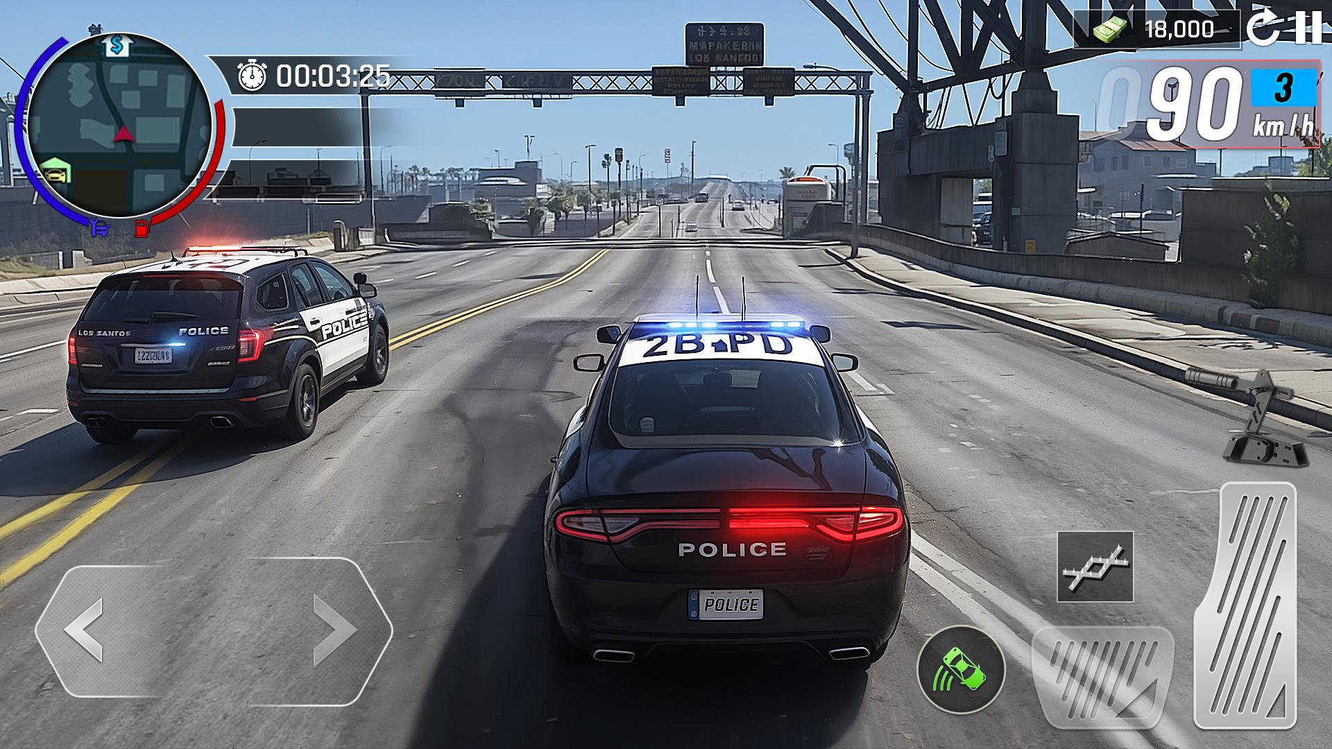US Police Car Chase Driving 3D Screenshot2