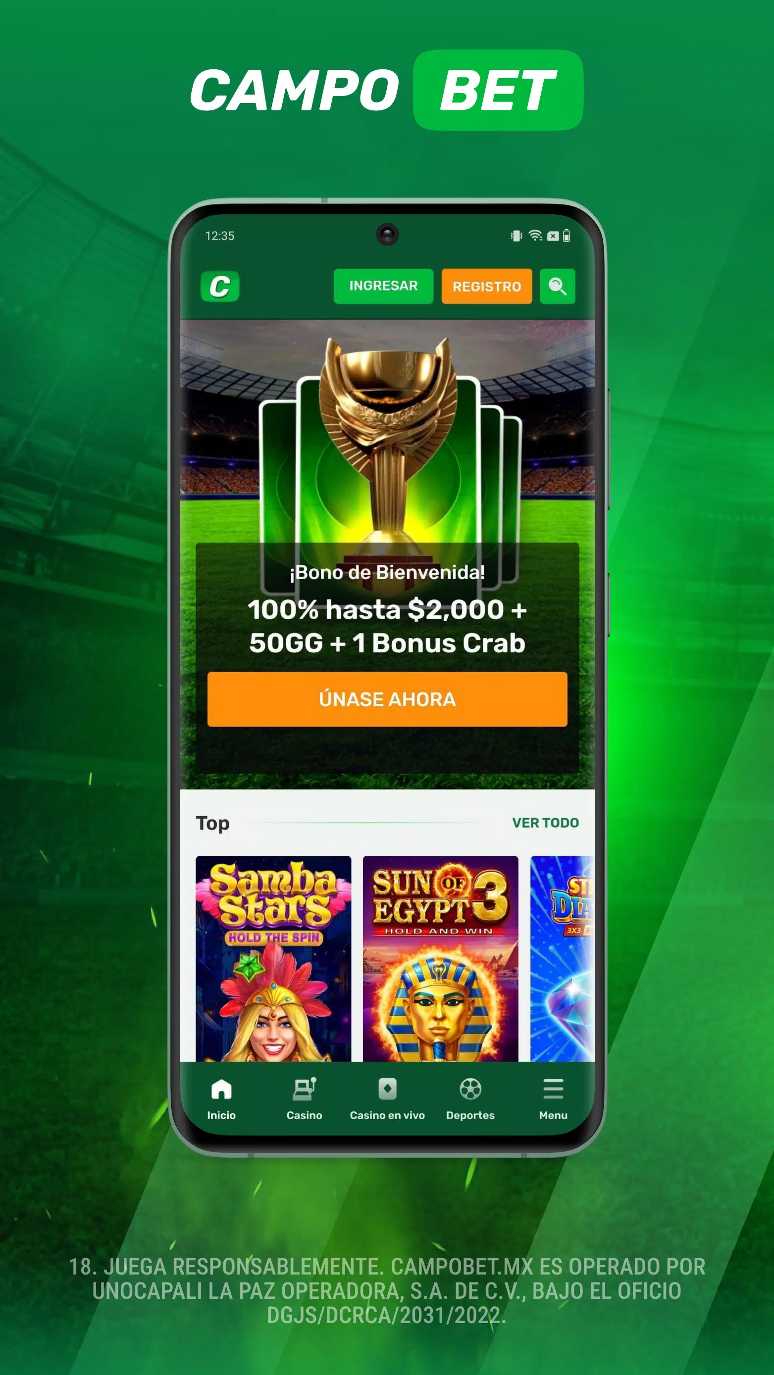 Campobet - Casino y Apuestas Screenshot1