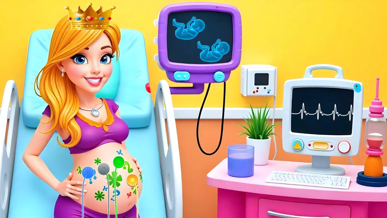 Mom Birth Twin Babyshower Game Screenshot1
