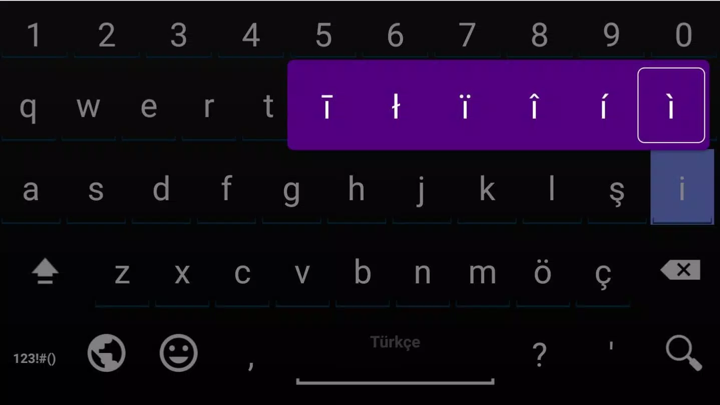 Turkish for AnySoftKeyboard Screenshot1