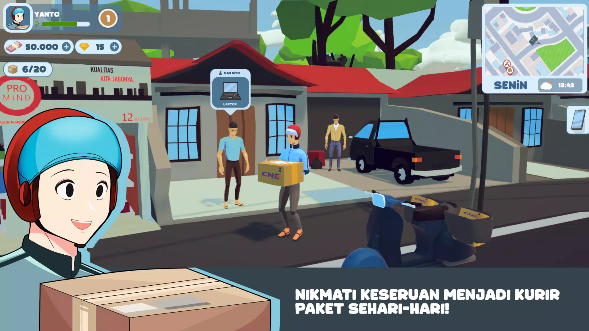 Kurir Paket Simulator Screenshot1