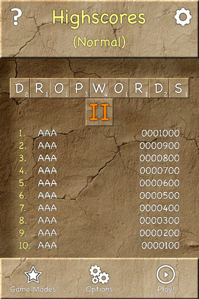 Dropwords 2 Screenshot1