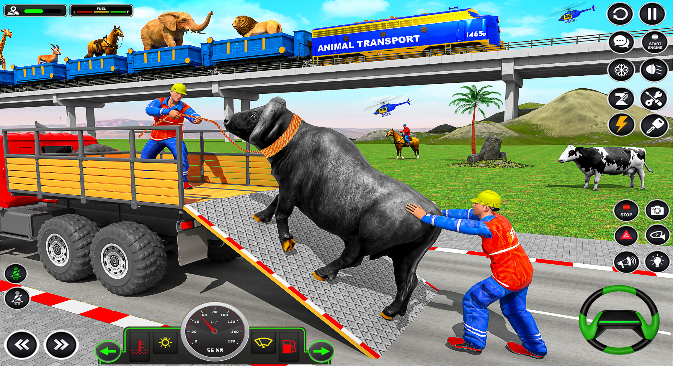 Animal Transports Truck Games Screenshot13