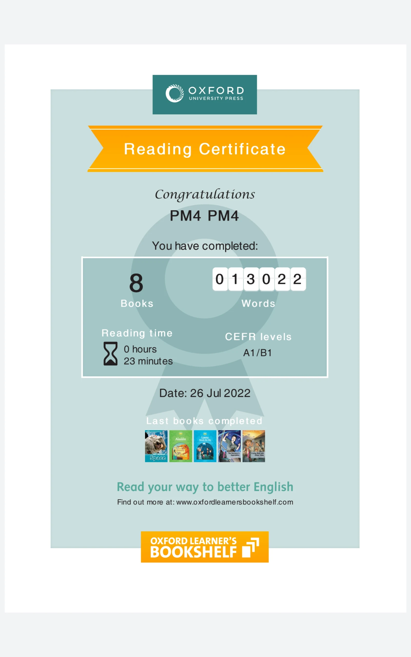 Oxford Learner's Bookshelf Screenshot12