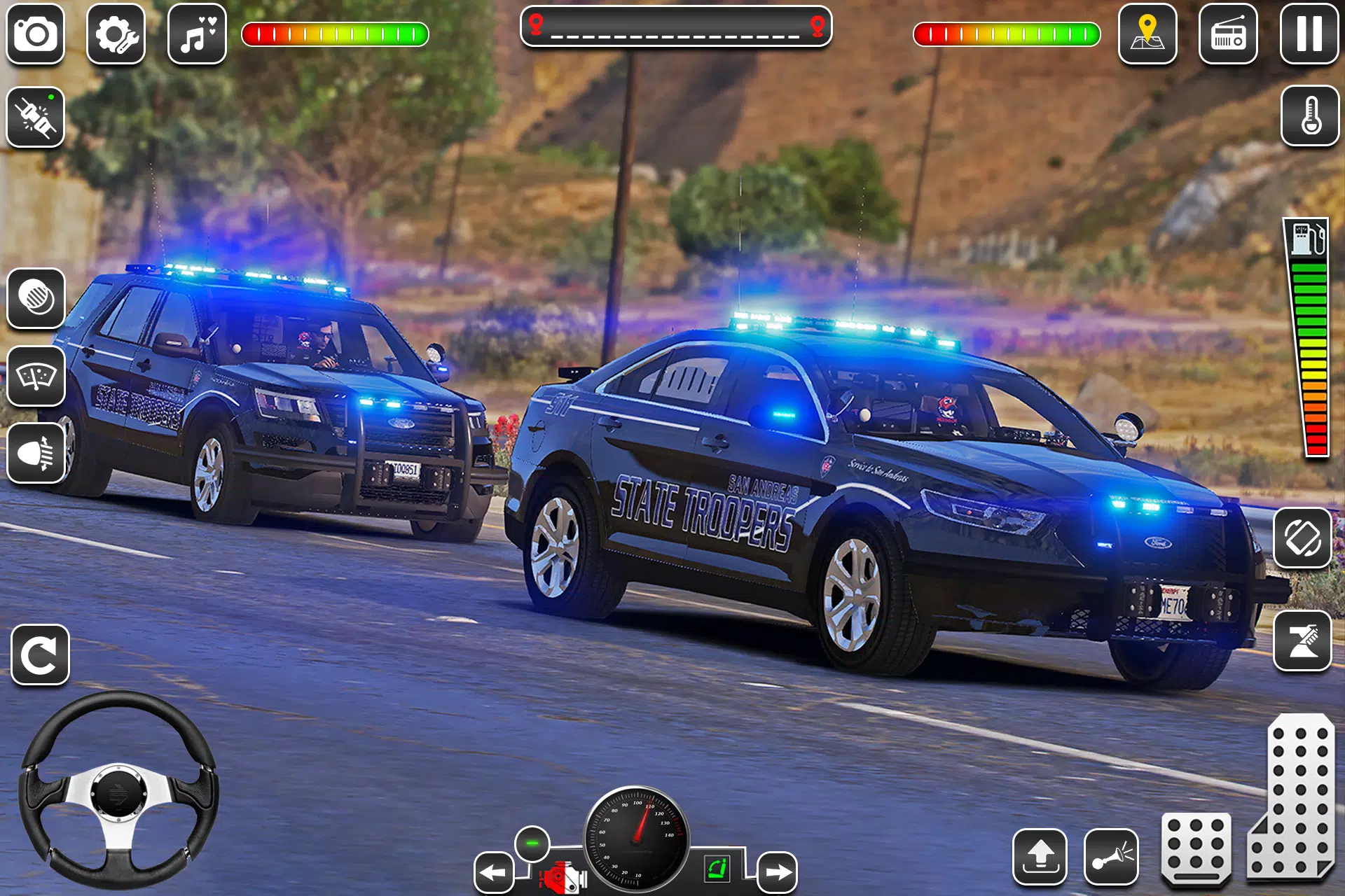 US Police Car Chase Game 3D Screenshot2