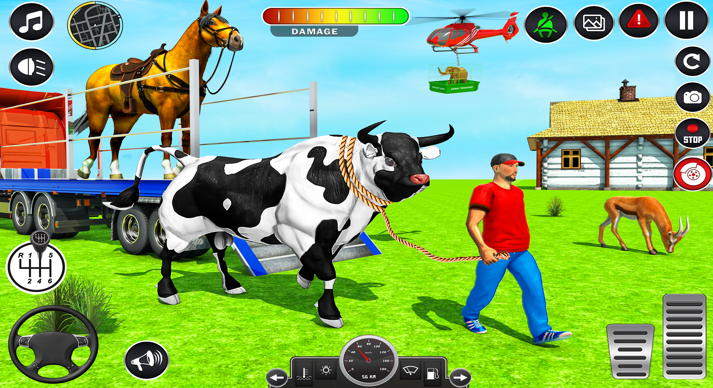 Animal Transports Truck Games Screenshot11