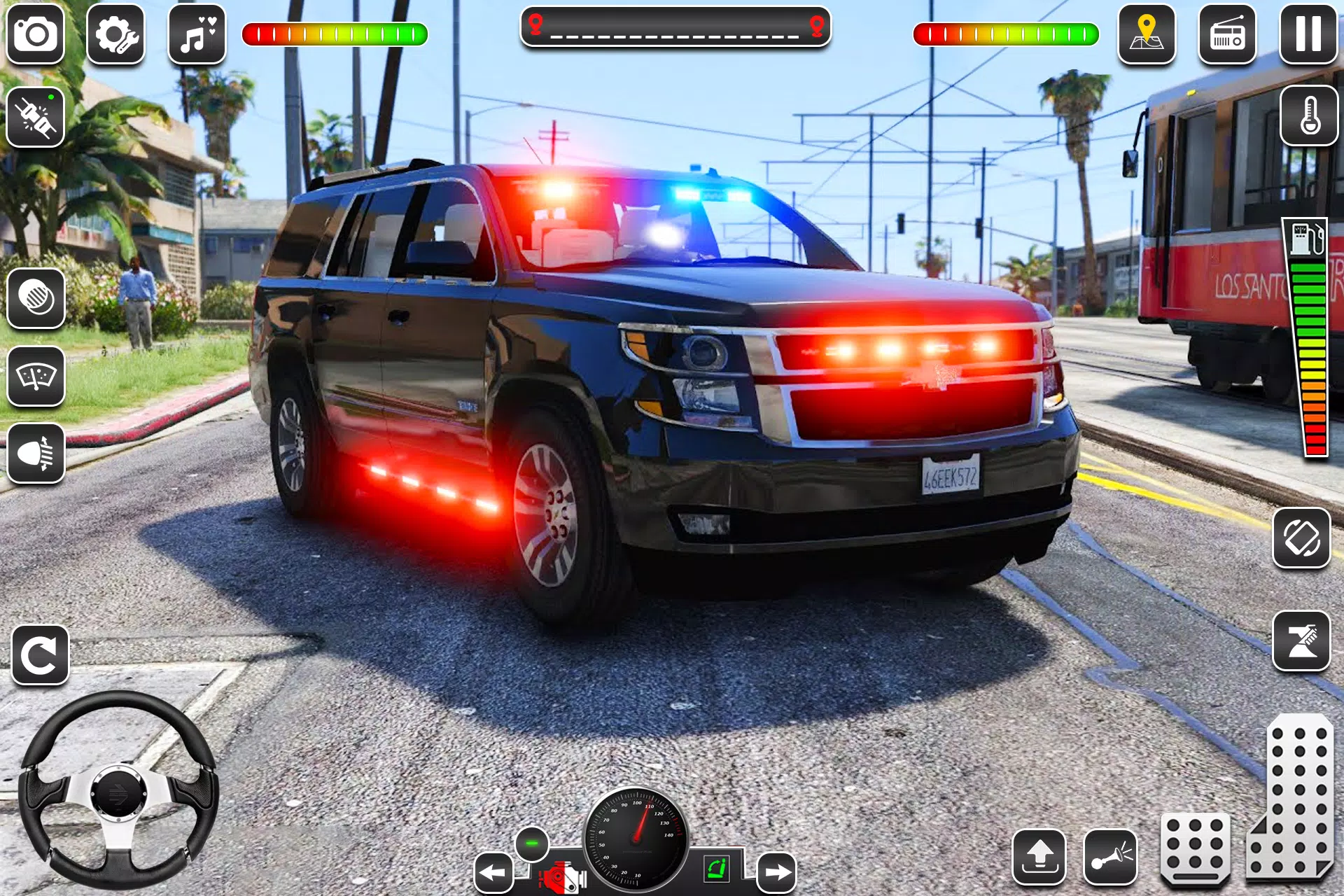 US Police Car Chase Game 3D Screenshot4