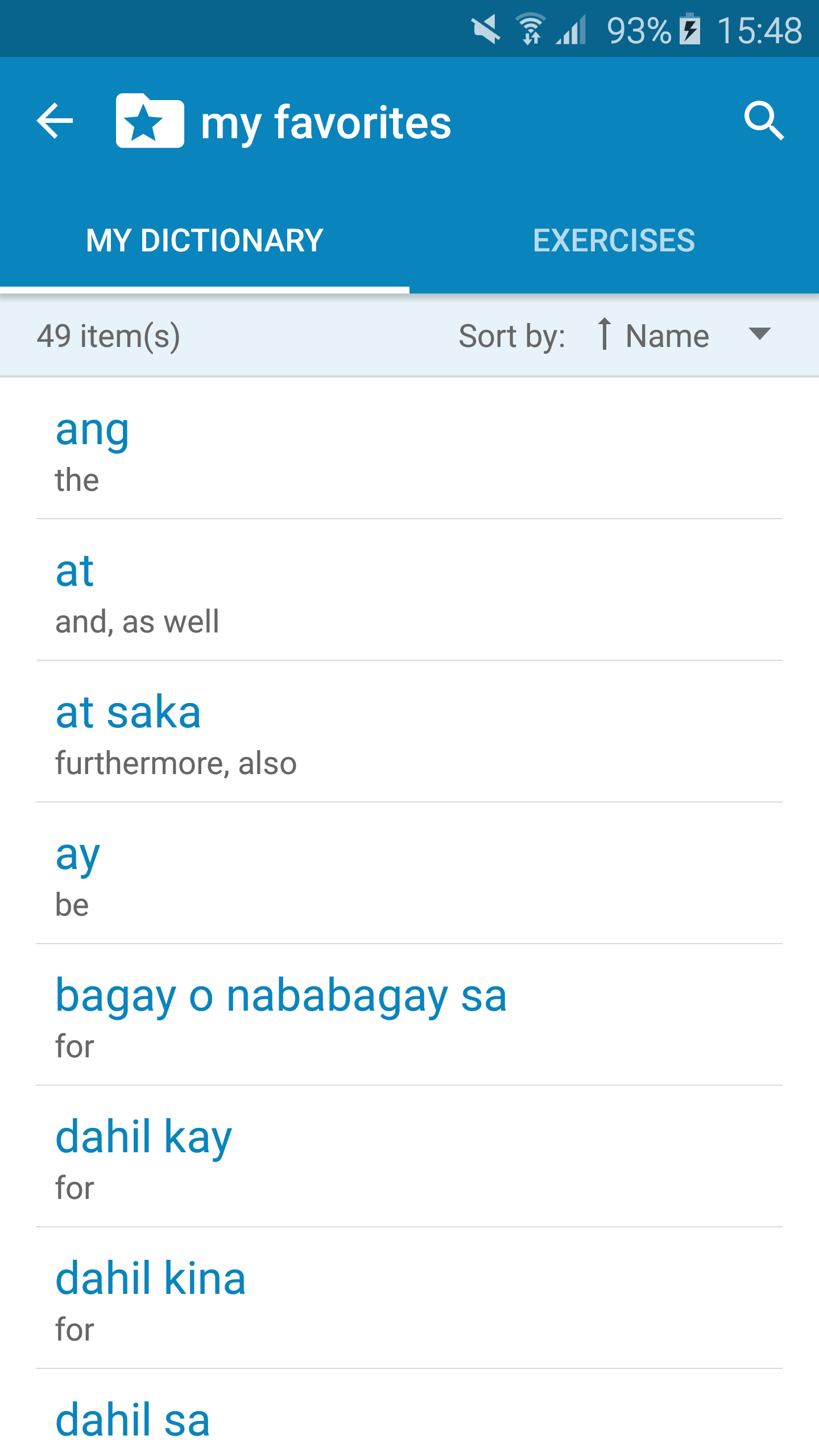 Filipino-English Dictionary Screenshot7