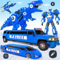 Limo Car Dino Robot Car Game APK