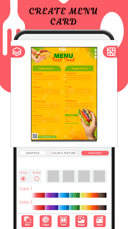 Menu Maker Screenshot3
