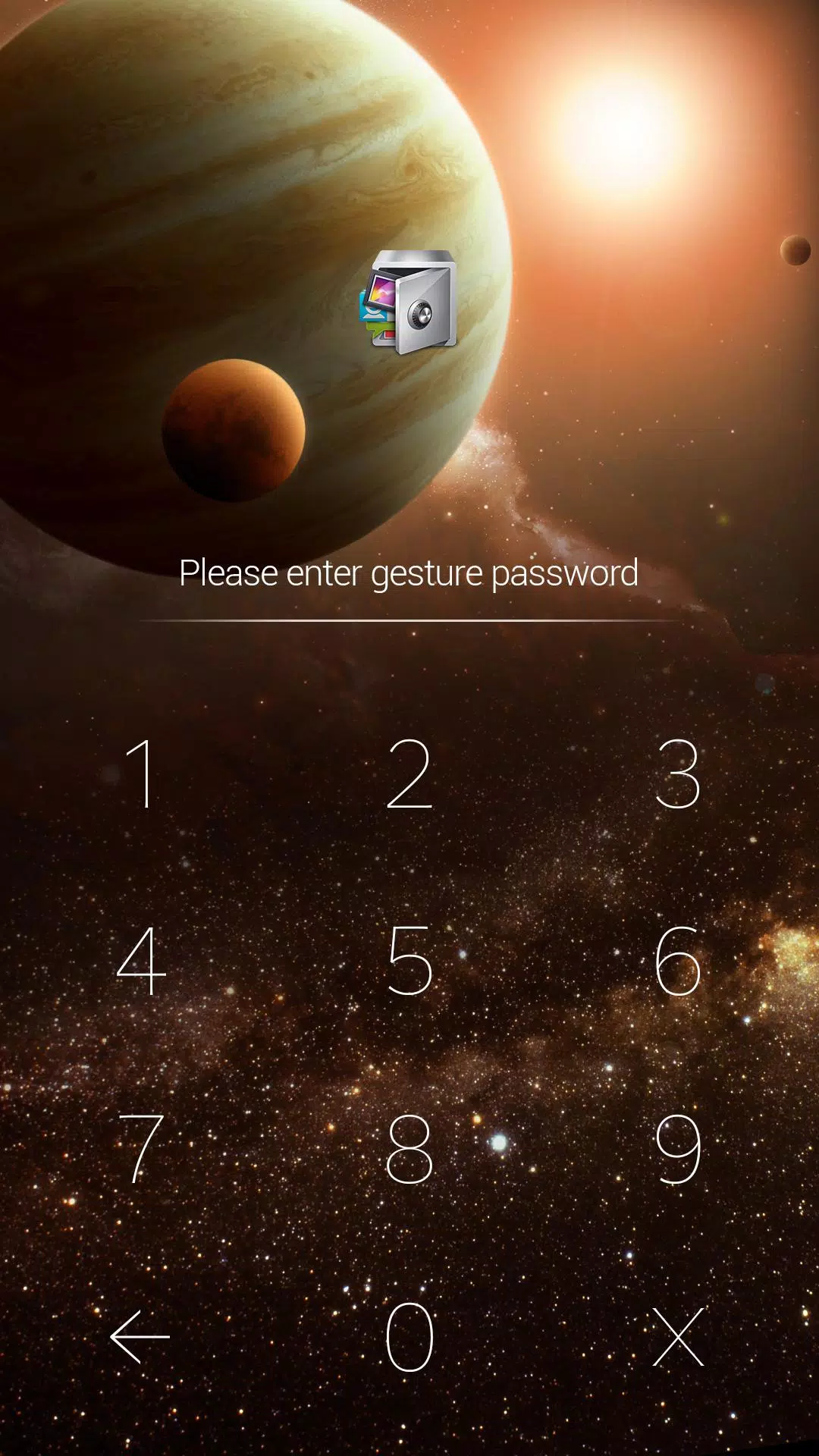 AppLock Theme Universe Screenshot2