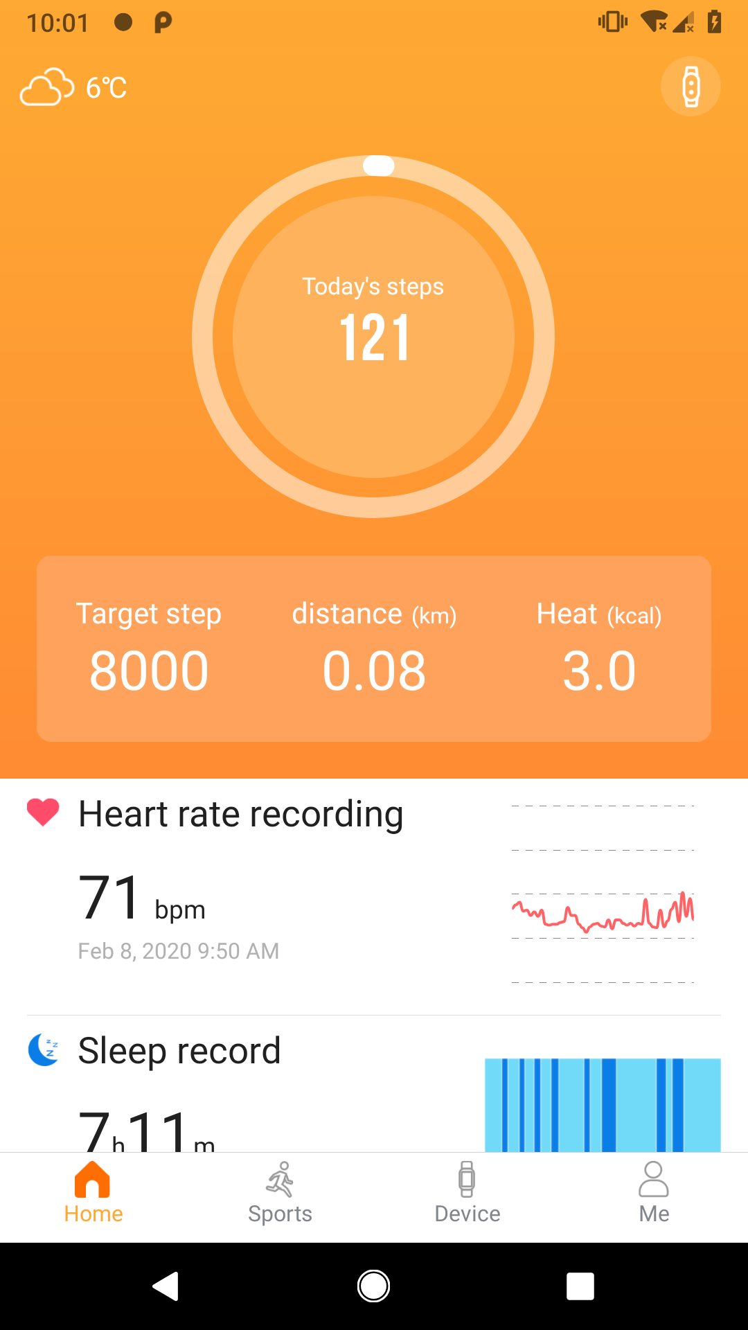 Smart Wristband 3 Screenshot1