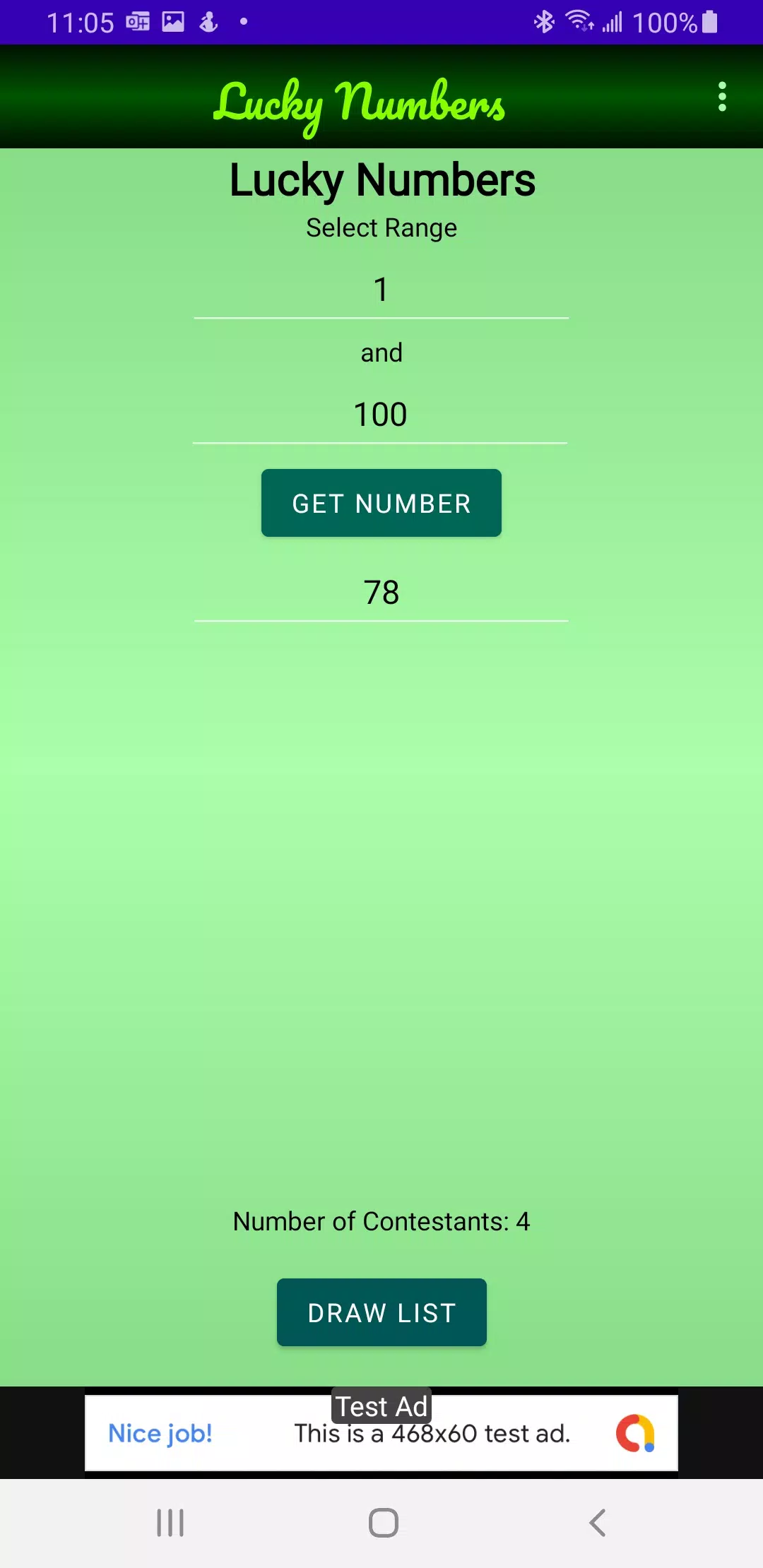 Lucky Numbers Screenshot3