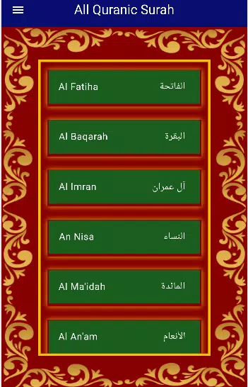 All Quranic Surahs Screenshot1