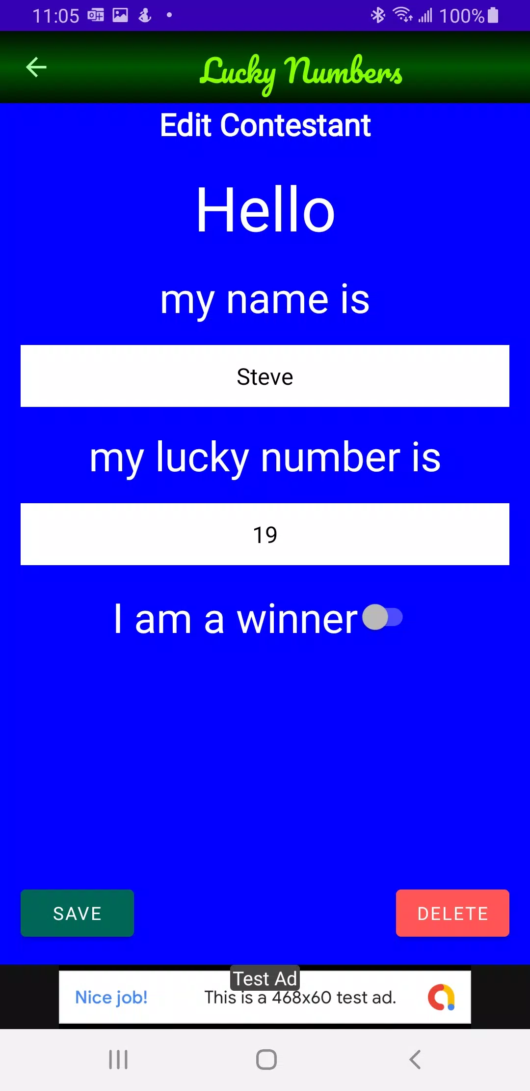 Lucky Numbers Screenshot1