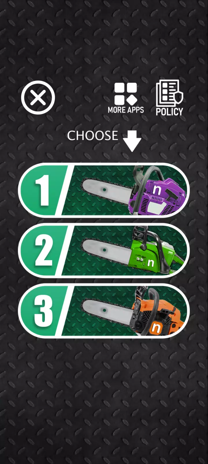 Simulator of chainsaw sounds Screenshot5