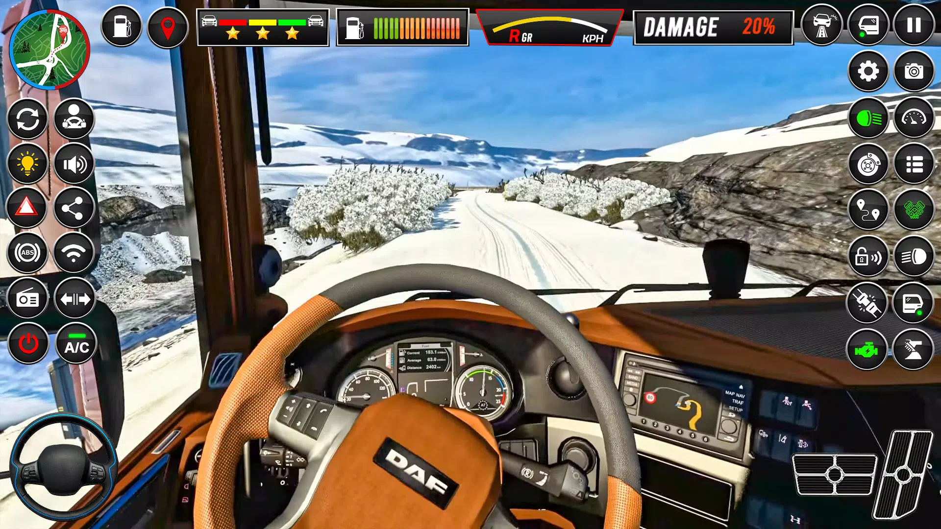 Truck Sim 3D Euro Truck Game Screenshot1