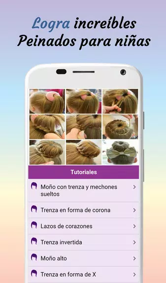 Easy fun hairstyles for girls Screenshot1