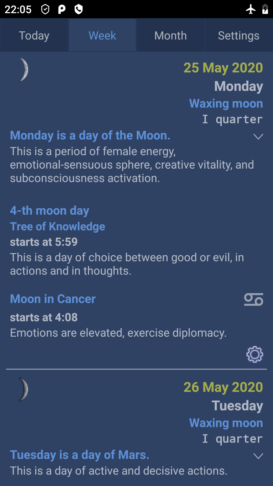 Lunar calendar Dara-Lite Screenshot2