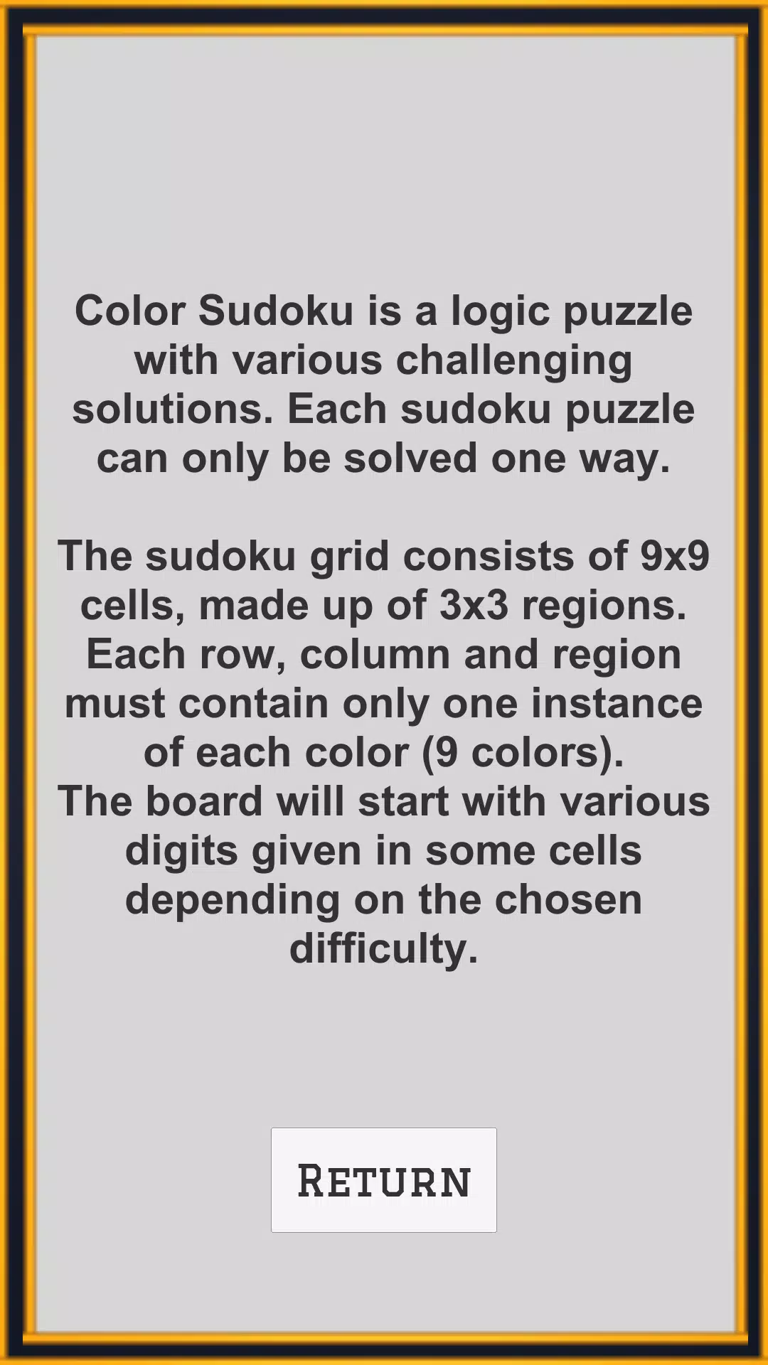 Color Sudoku - Easy M Hard Screenshot3