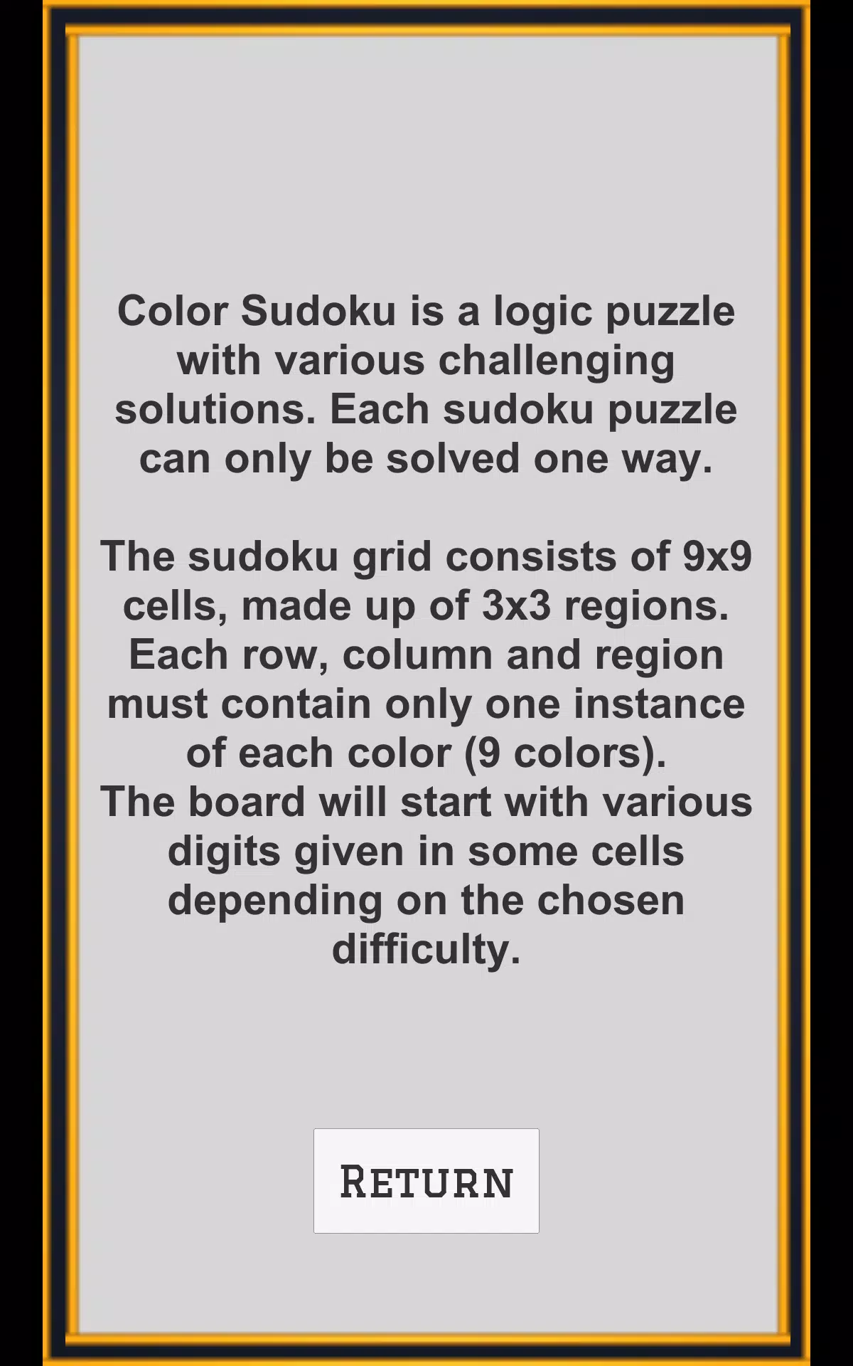 Color Sudoku - Easy M Hard Screenshot7