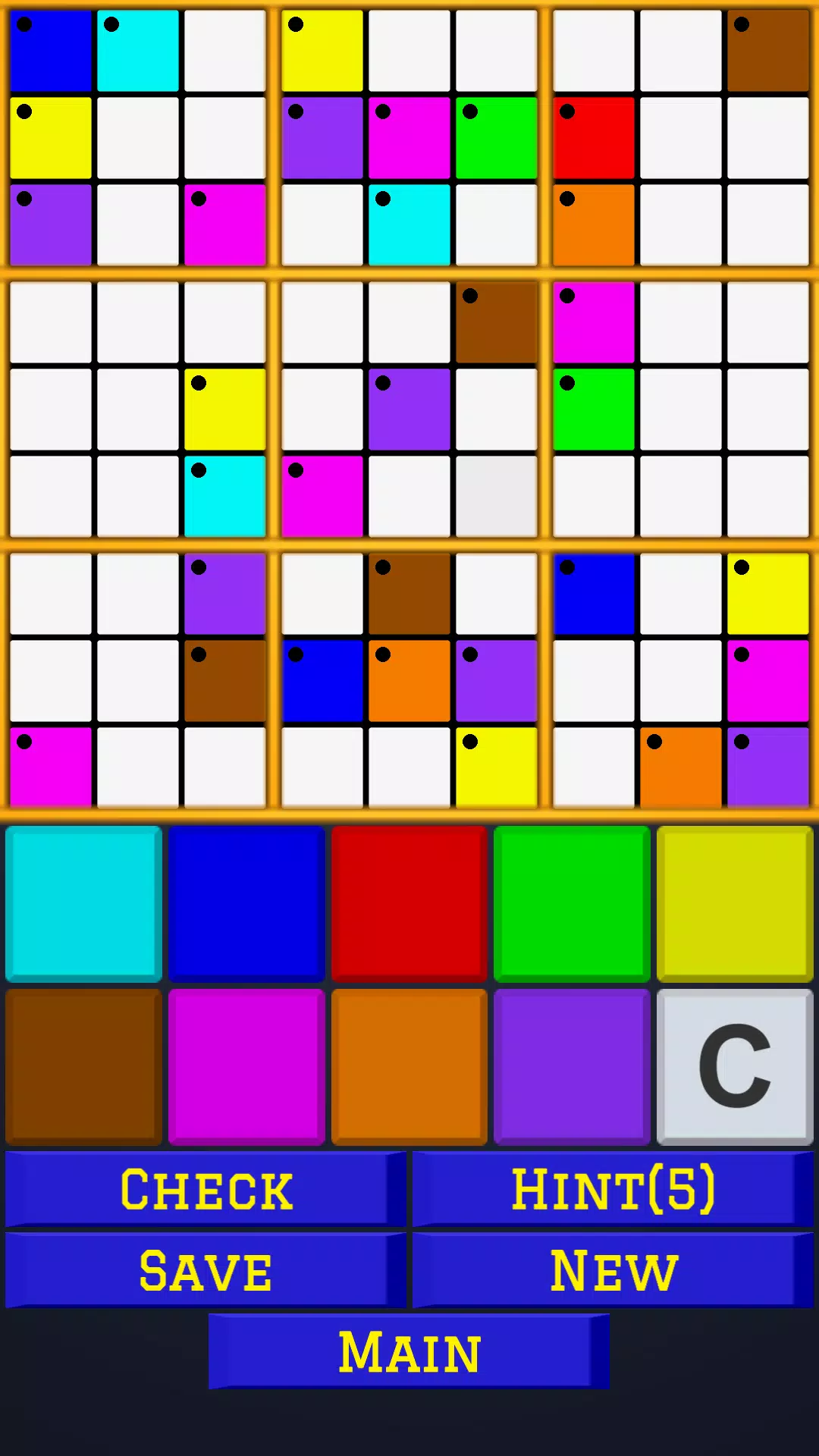 Color Sudoku - Easy M Hard Screenshot2