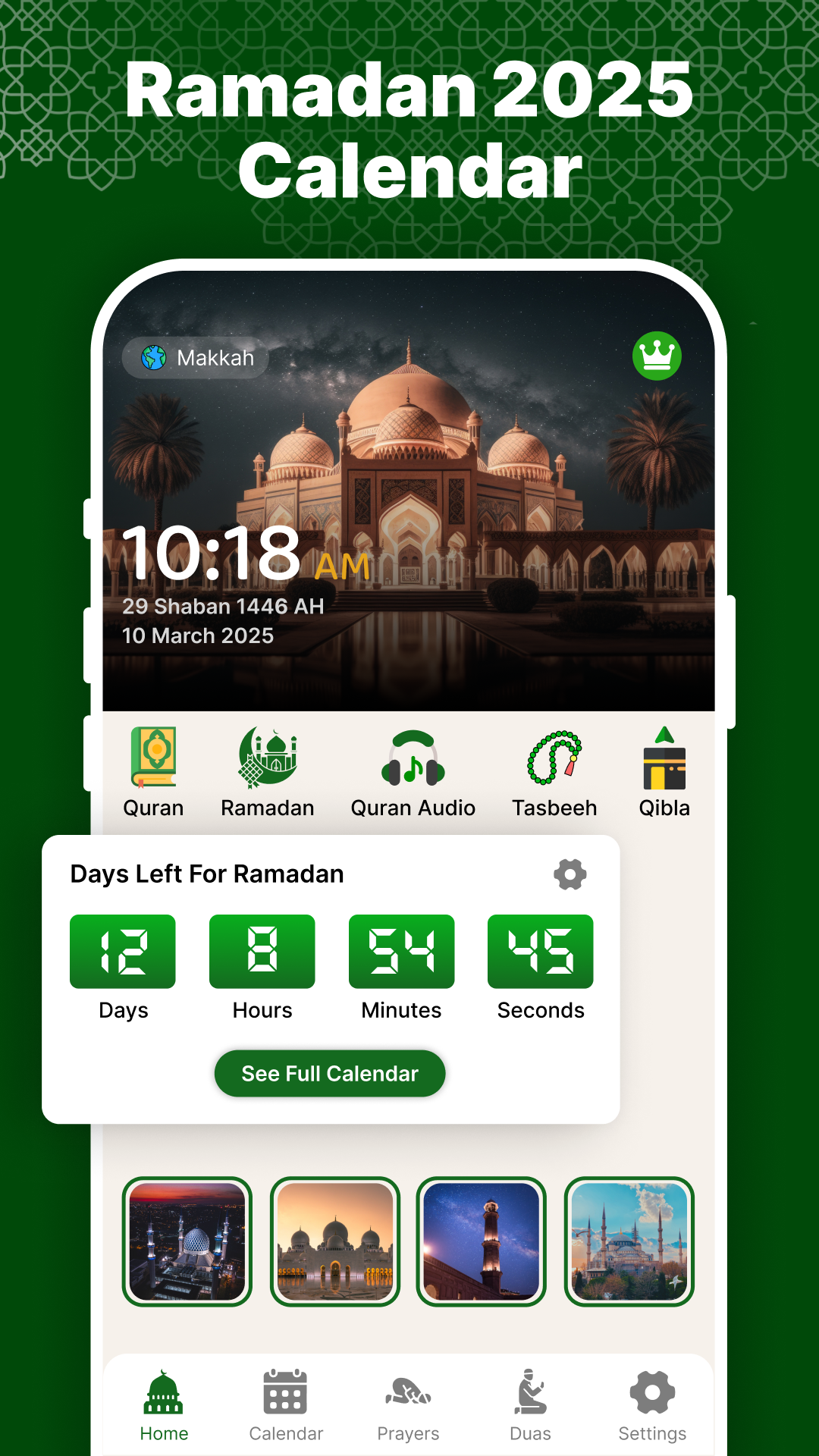 Ramadan Calendar Screenshot1
