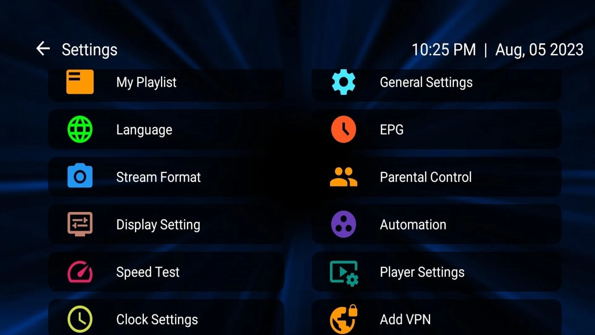 All IPTV Player Screenshot5