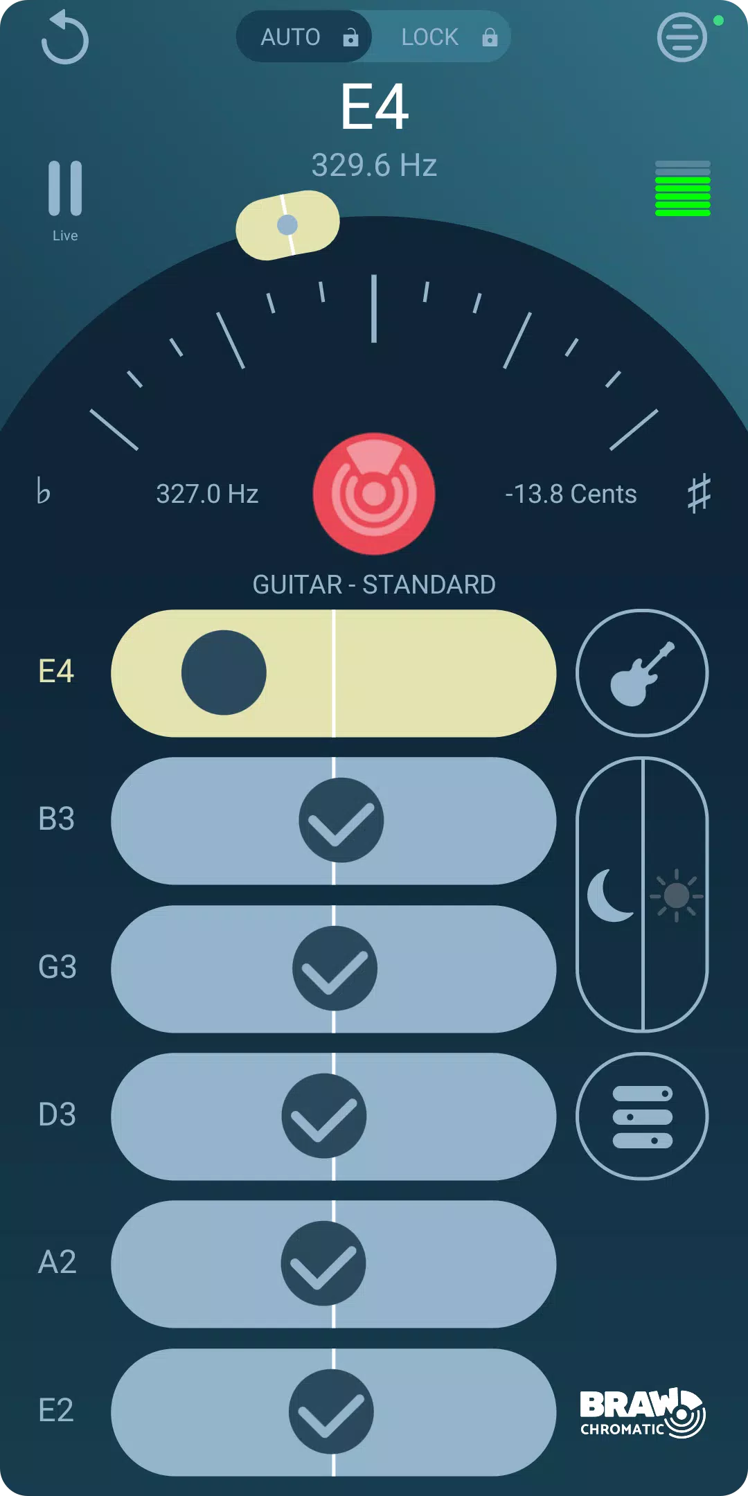 Braw Chromatic Tuner Screenshot1
