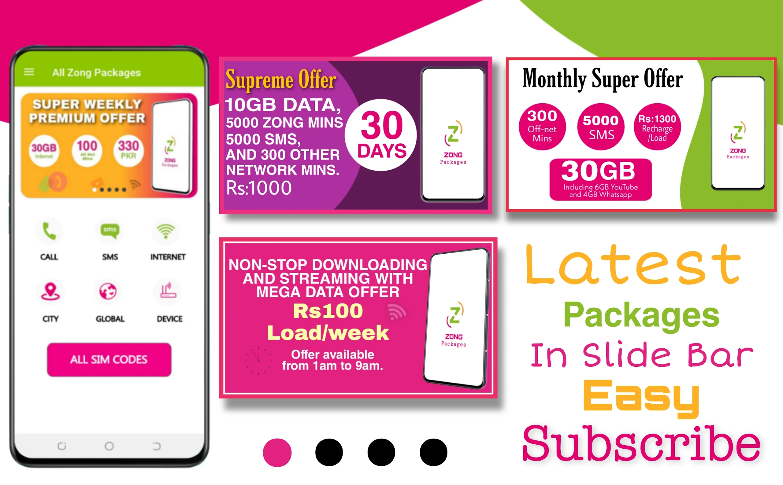 Zong Internet Packages 2024 Screenshot4