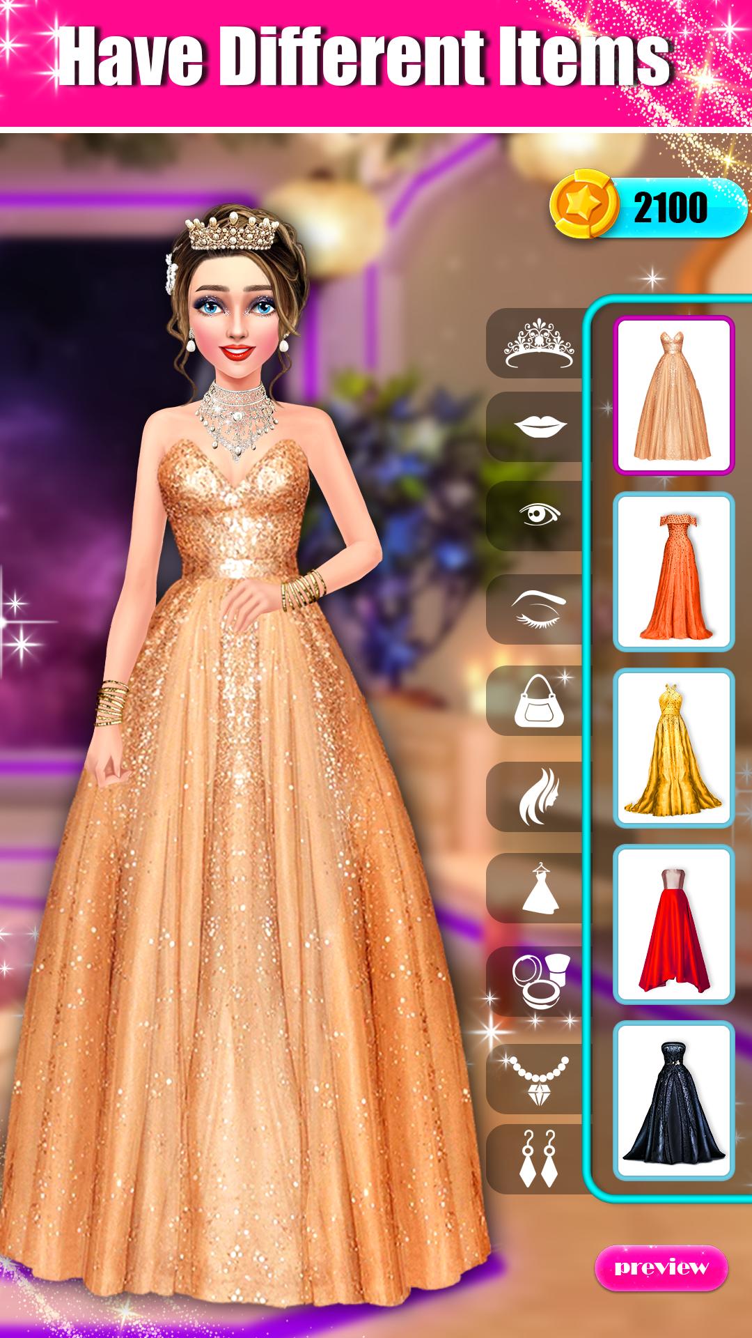 Model Fashion Makeover Dressup Screenshot3