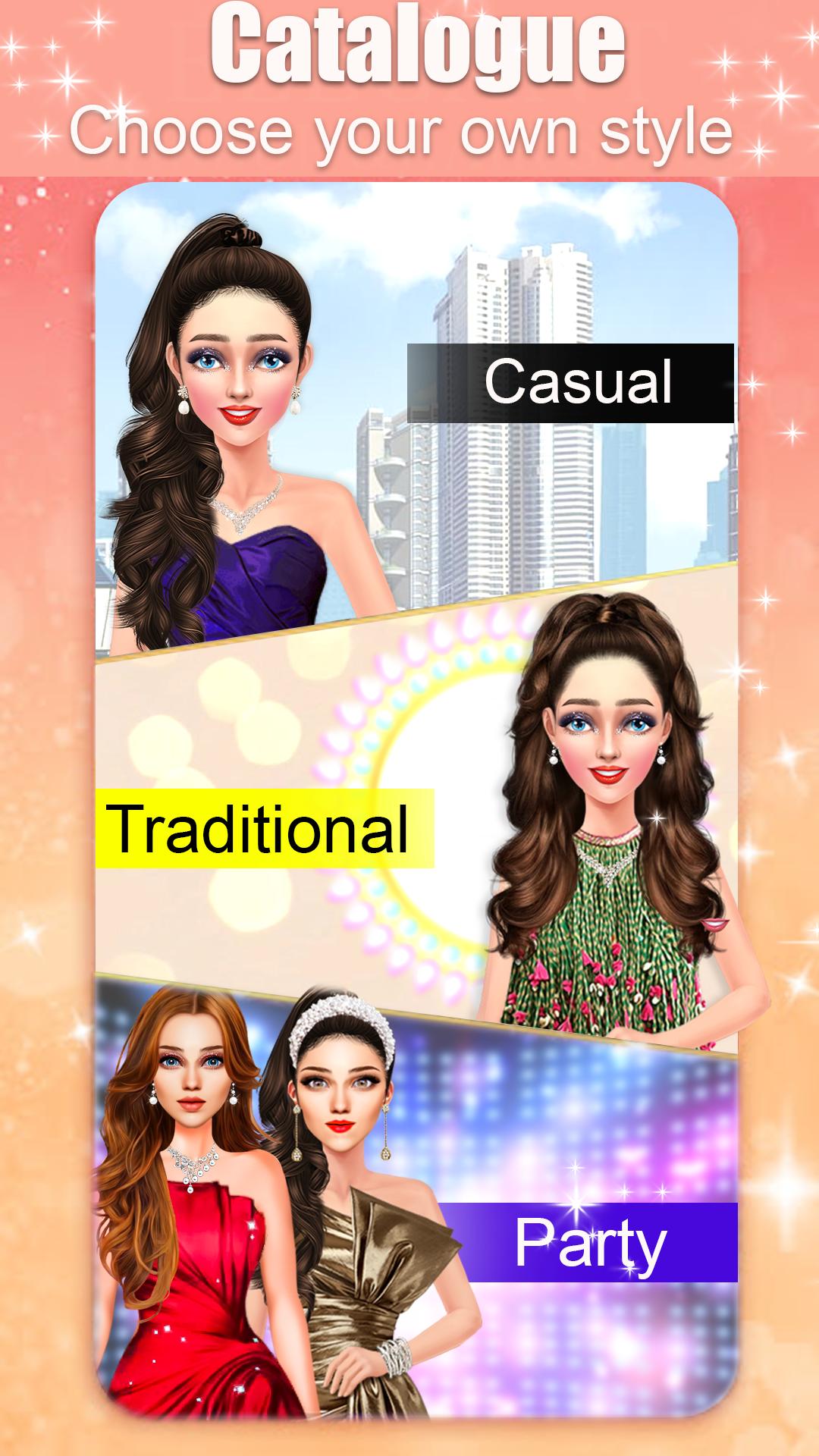 Model Fashion Makeover Dressup Screenshot5