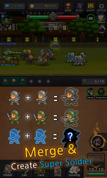Grow Soldier : Merge Screenshot3