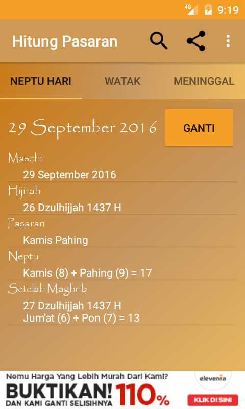 Hitung Pasaran Screenshot1