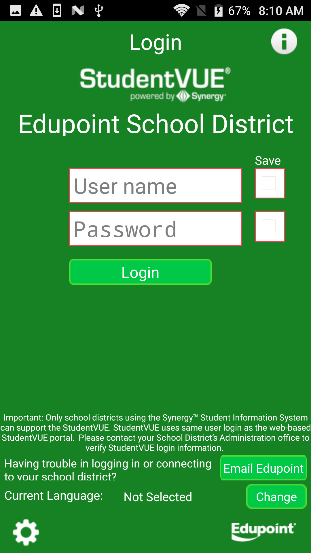 StudentVUE Screenshot1