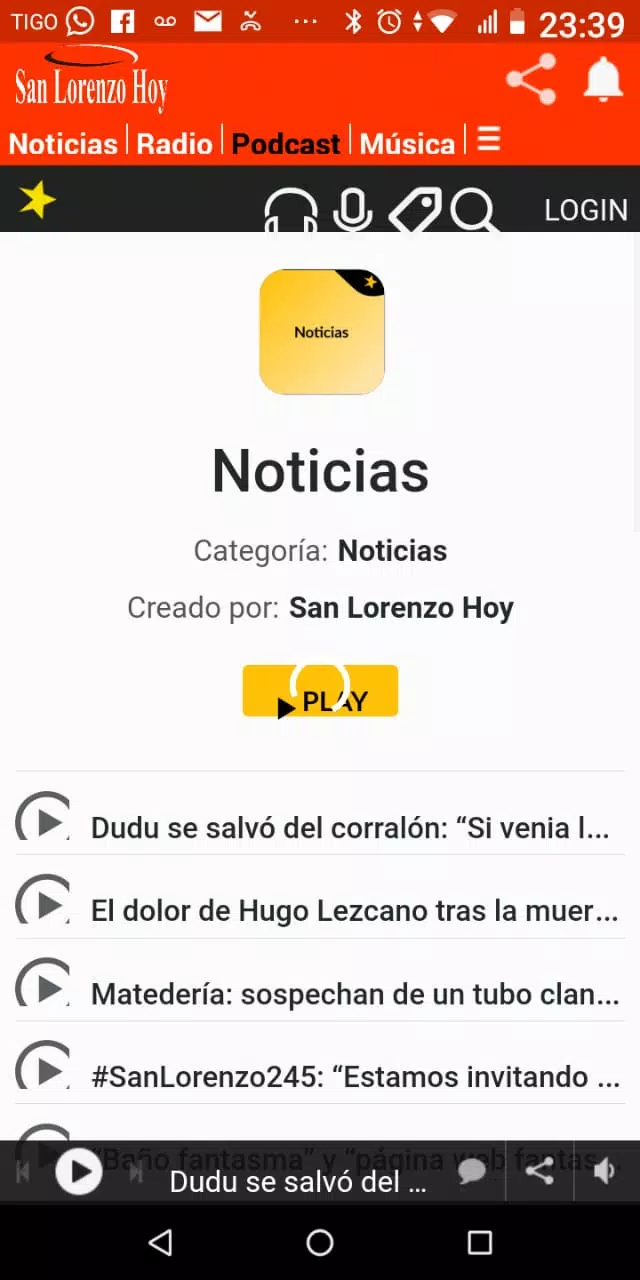 San Lorenzo Hoy Screenshot4