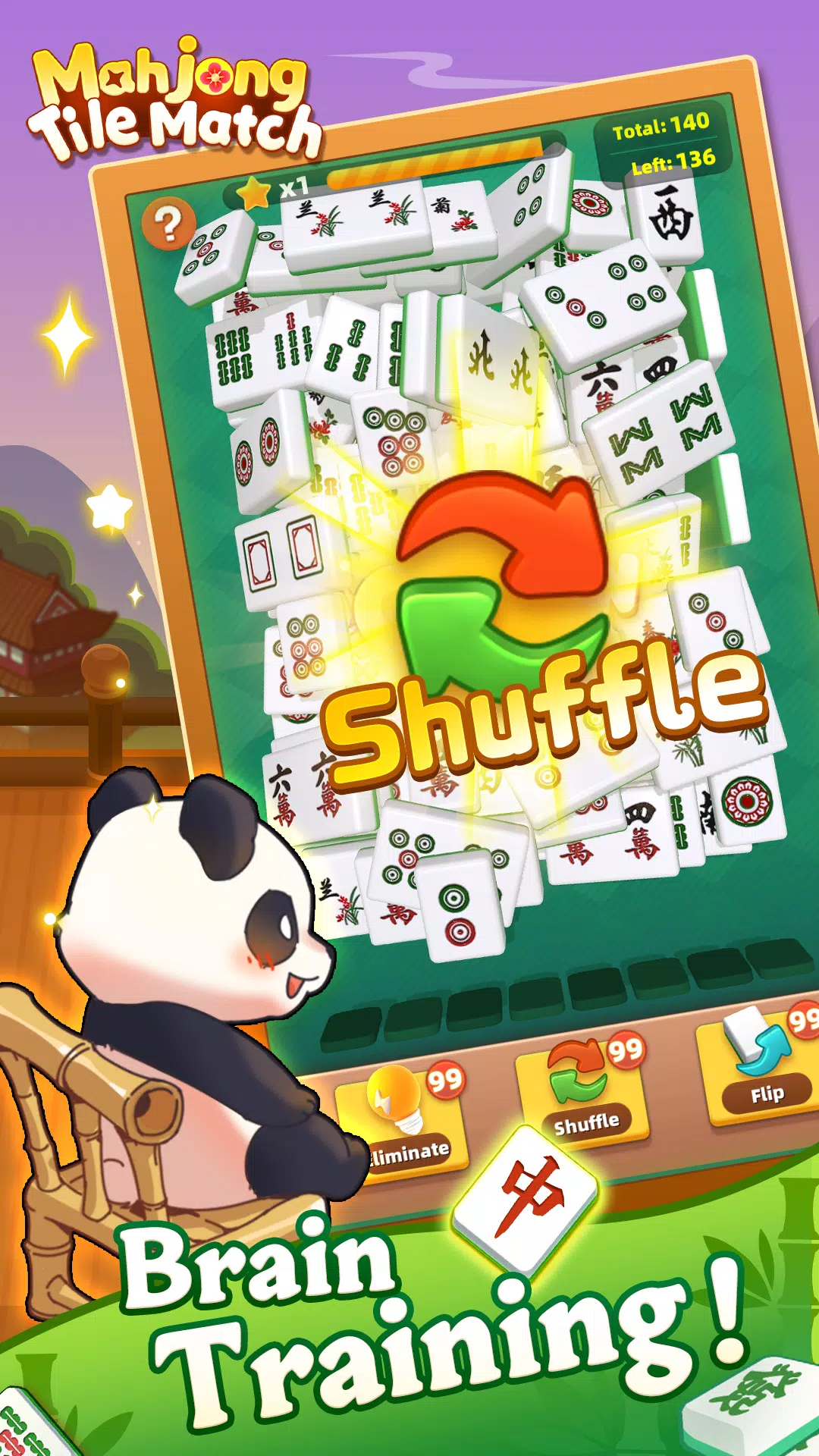 mahjong tile match: triple 3D Screenshot1