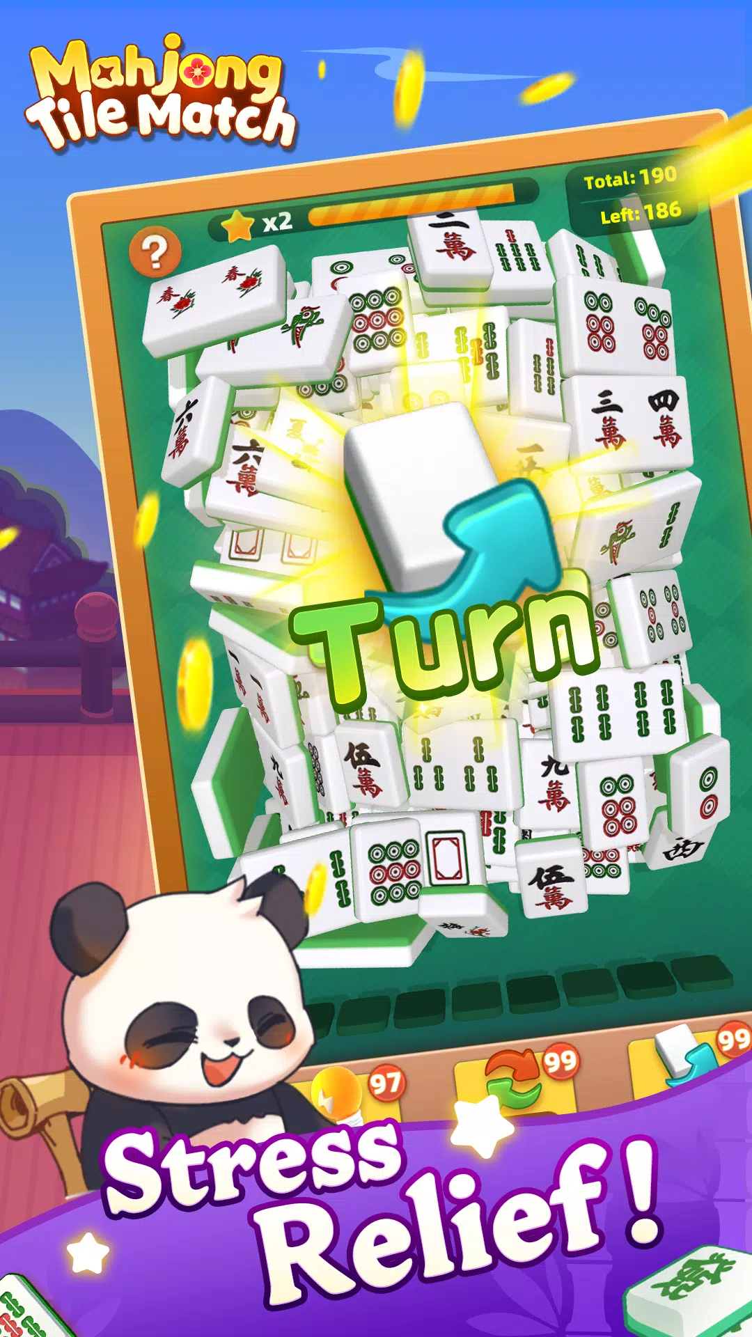 mahjong tile match: triple 3D Screenshot2