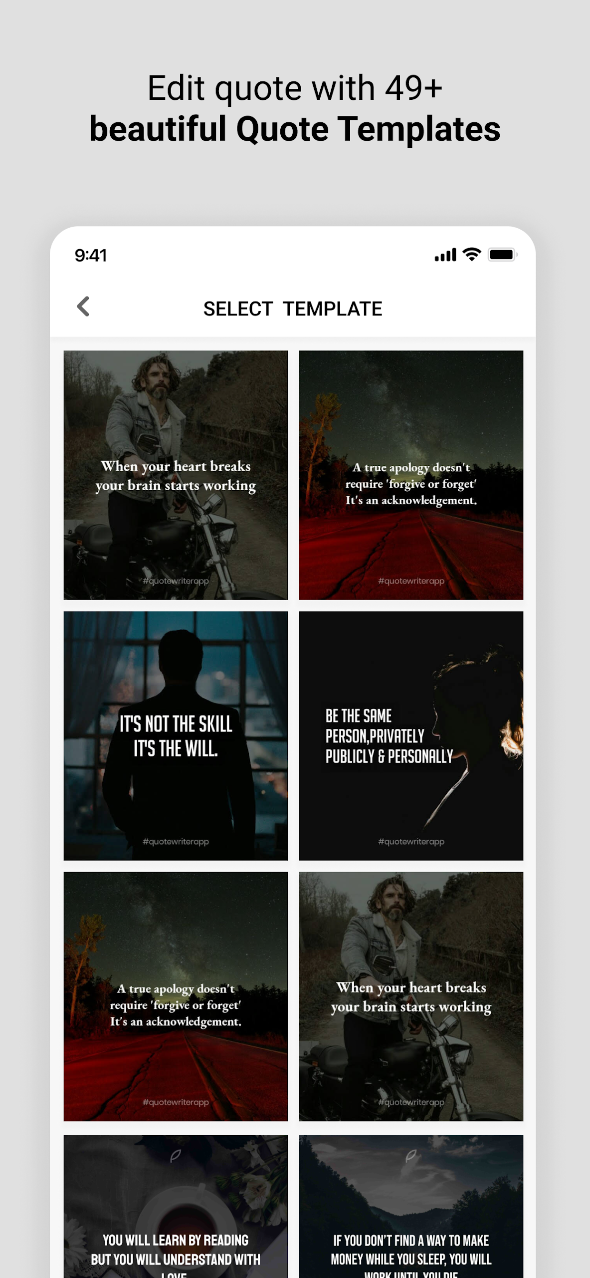 Quote Writer Screenshot2