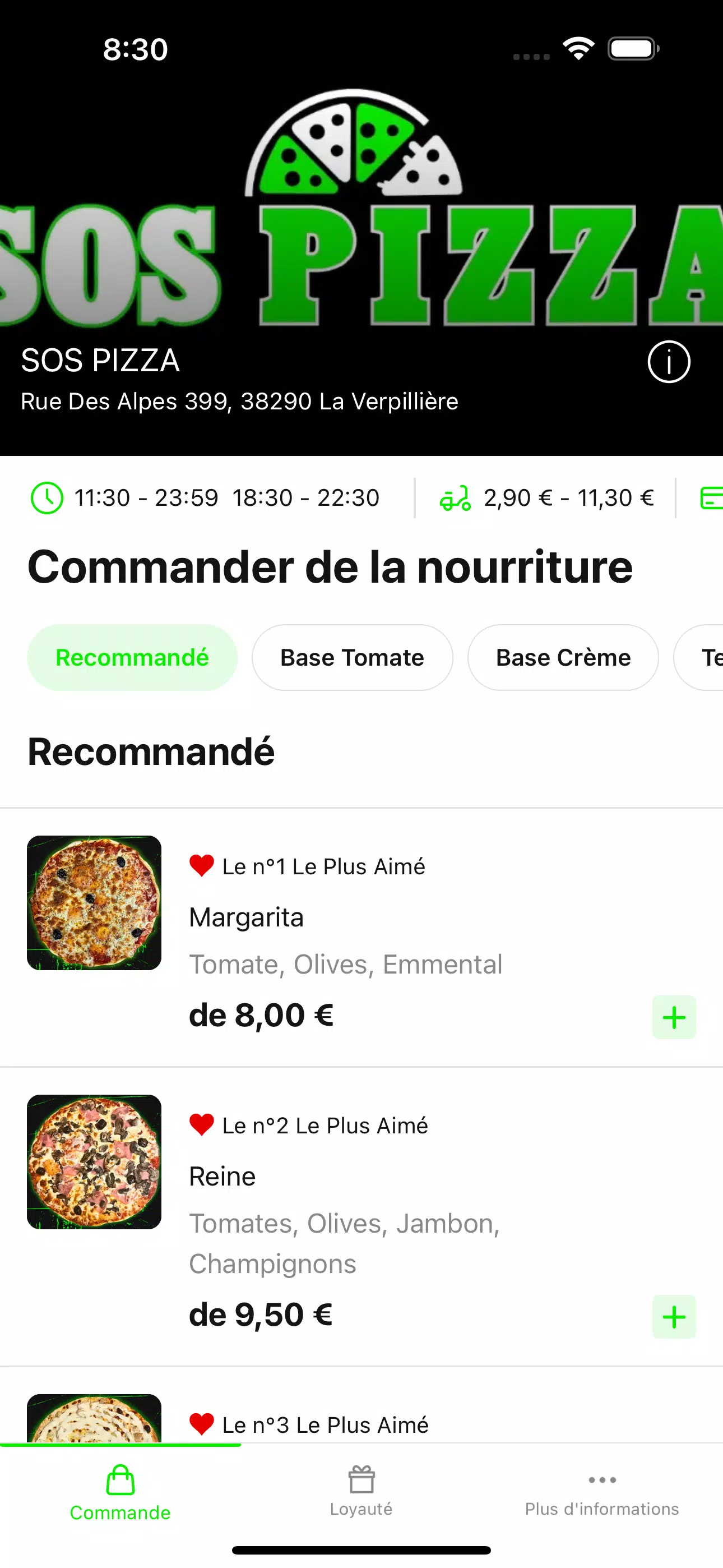 SOS PIZZA Screenshot2