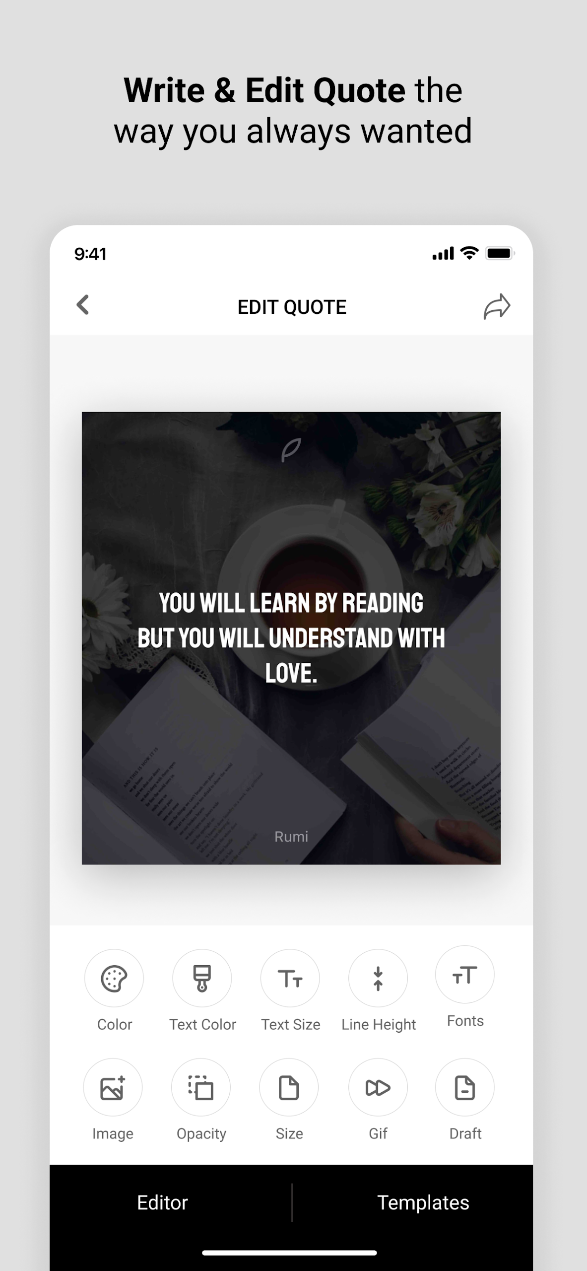 Quote Writer Screenshot1