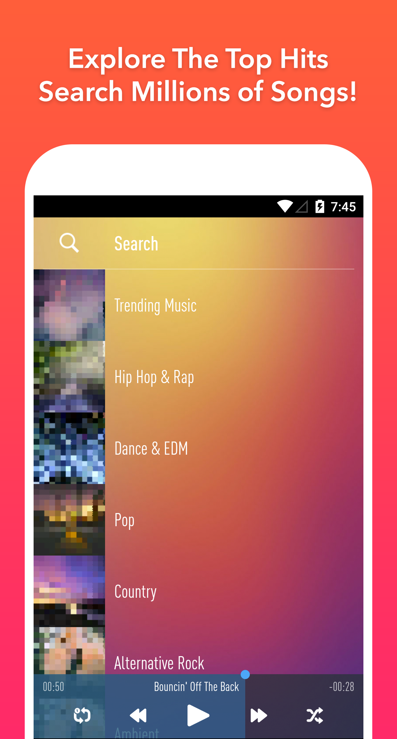 SongFlip Music Player Screenshot1