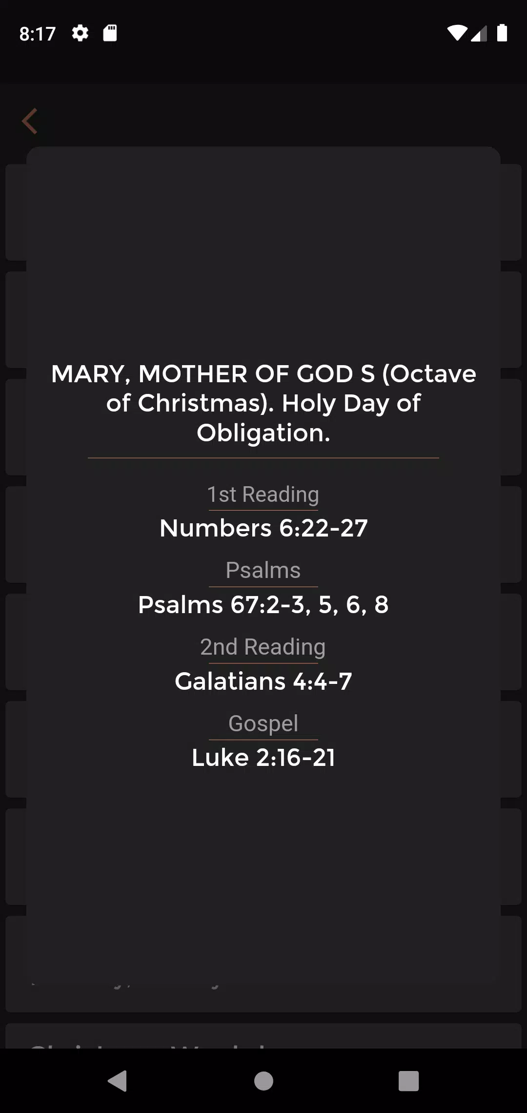 Liturgical Calendar 2026 Screenshot3