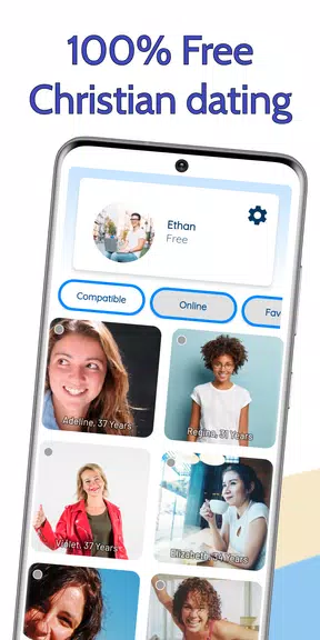 Christianical, dating chat app Screenshot1