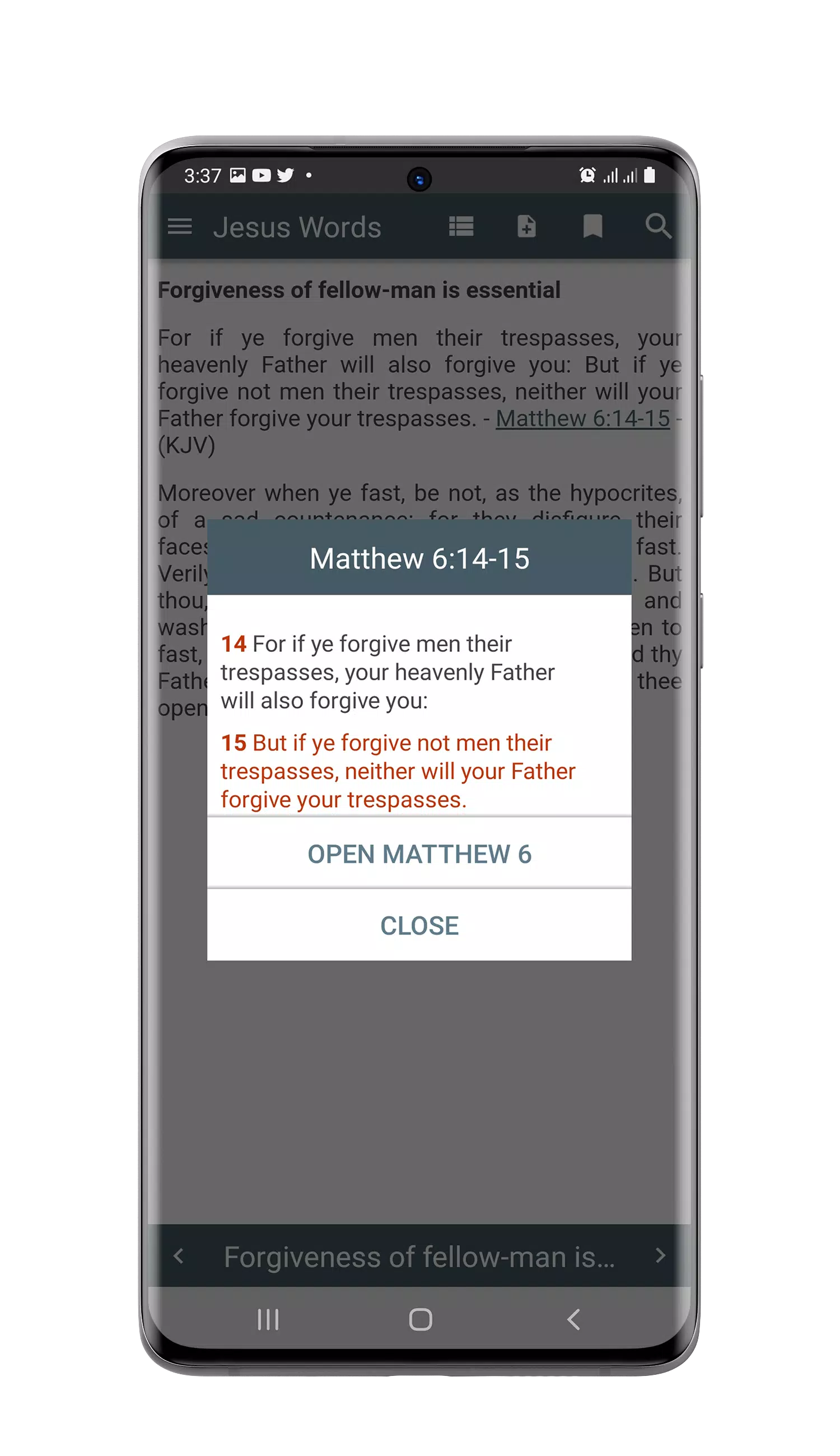 Jesus Words Screenshot3
