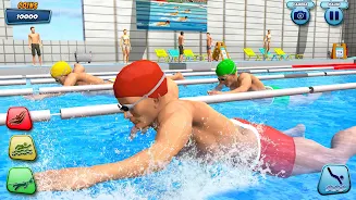 Aqua swimming pool racing 3D Screenshot4
