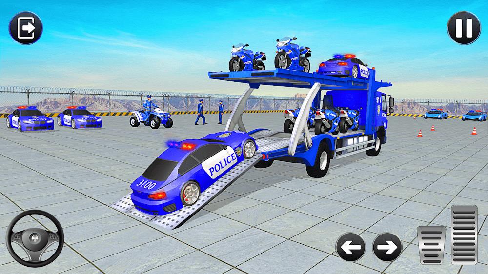 Grand Police Transport Truck Screenshot1