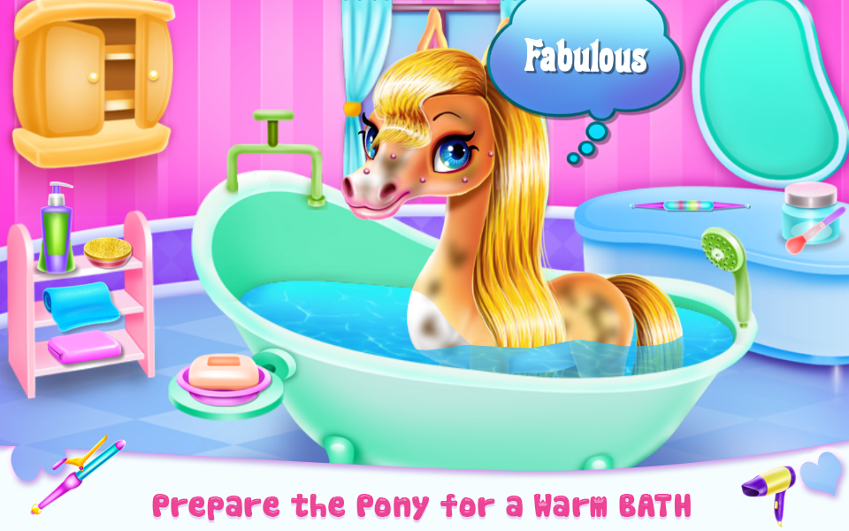 Rainbow Pony Beauty Salon Screenshot1